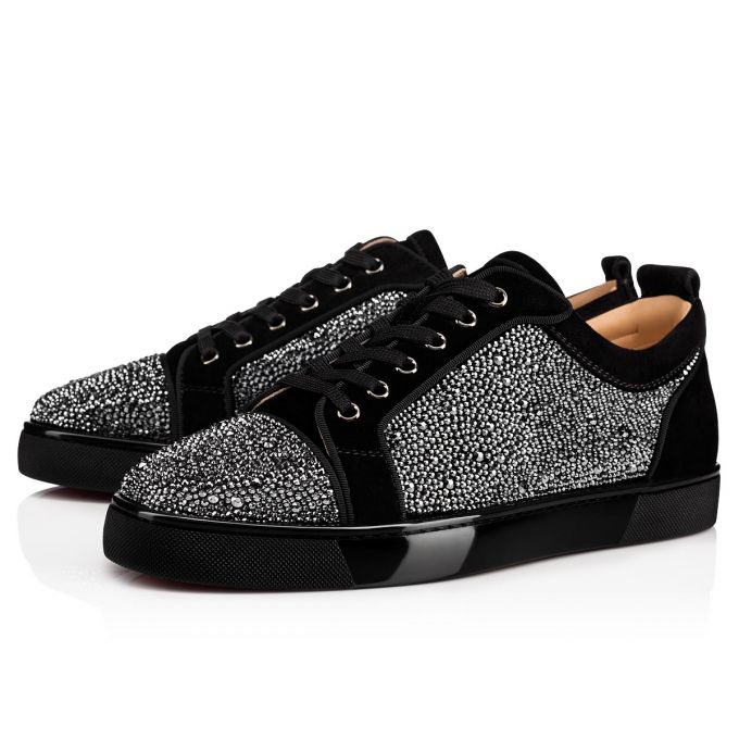 Ødelægge Trolley Supplement Christian Louboutin Sneakers Forhandler - Louis Junior St 000 Strass  Sneakers Herre Sort