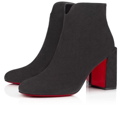Christian Louboutin Castarika 85 Veau Velours Boots Støvler Dame Grå | DK-93309