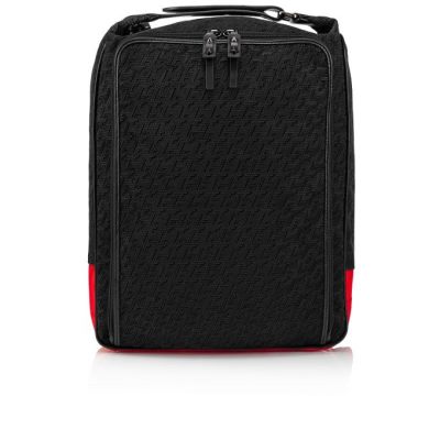 Christian Louboutin Hop'N Zip Creative Fabric Backpack Rygsække Herre Sort | DK-15960