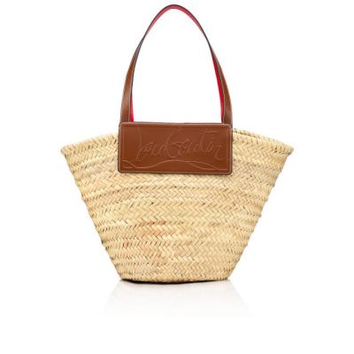 Christian Louboutin Loubishore Creative Fabric Basket Basket Dame Beige | DK-03754