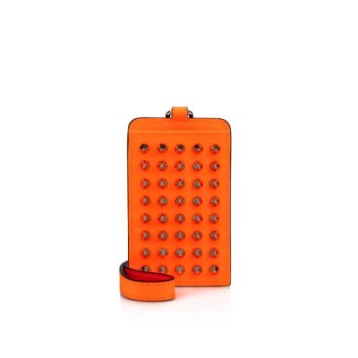 Christian Louboutin M Miloucah Creative Læder Card Holder Card Holder Herre Orange | DK-77667