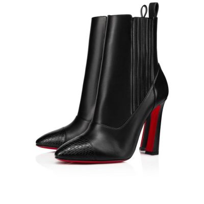 Christian Louboutin Me In The 90s 100 Calf Boots Støvler Dame Sort | DK-71633