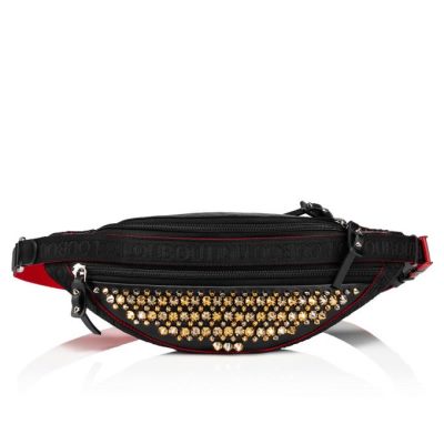 Christian Louboutin Parisnyc Classic Læder Bum Bags Bum Bags Herre Sort Flerfarvede | DK-13424