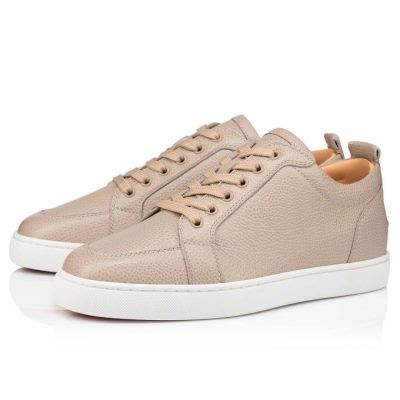 Christian Louboutin Rantulow 000 Calf Sneakers Sneakers Herre Beige | DK-81643