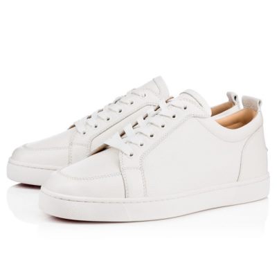 Christian Louboutin Rantulow 000 Latte Calf Sneakers Sneakers Herre Hvide | DK-89023