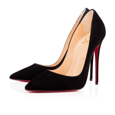 Christian Louboutin So Kate 120 120 Veau Velours Pumps Pumps Dame Sort | DK-65778